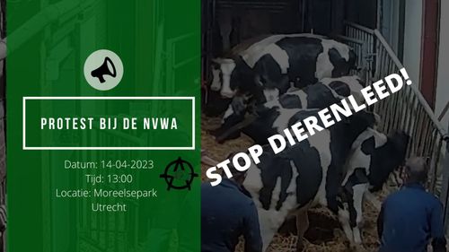 14 april in Utrecht: Protest bij de NVWA