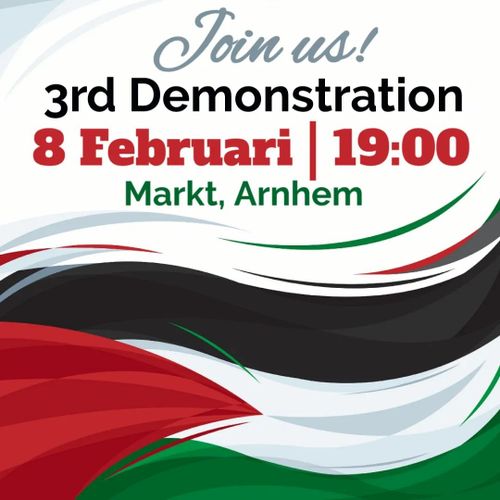Join us!

3rd demonstration
8 februari | 19:00
Markt, Arnhem