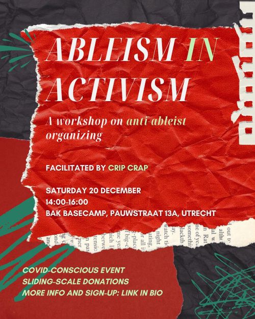 ABLEISM IN ACTIVISM WORKSHOP
