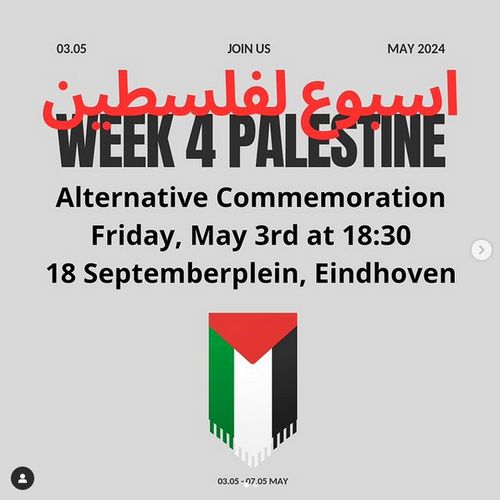 Week 4 Palestine: Alternatieve herdenking