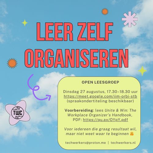 Leer zelf organiseren ✊ | Learn to organise ✊