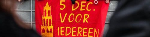 Banner met de tekst 5 DEC. VOOR IEDEREEN